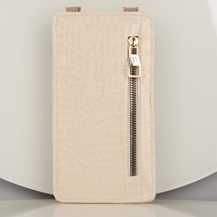 Zoozie Bags Bolso Cruzado de Piel para Teléfono con Monedero y Tarjetero Beige Zoozie Bags Bolso Cruzado de Piel para Teléfono con Monedero y Tarjetero Beige